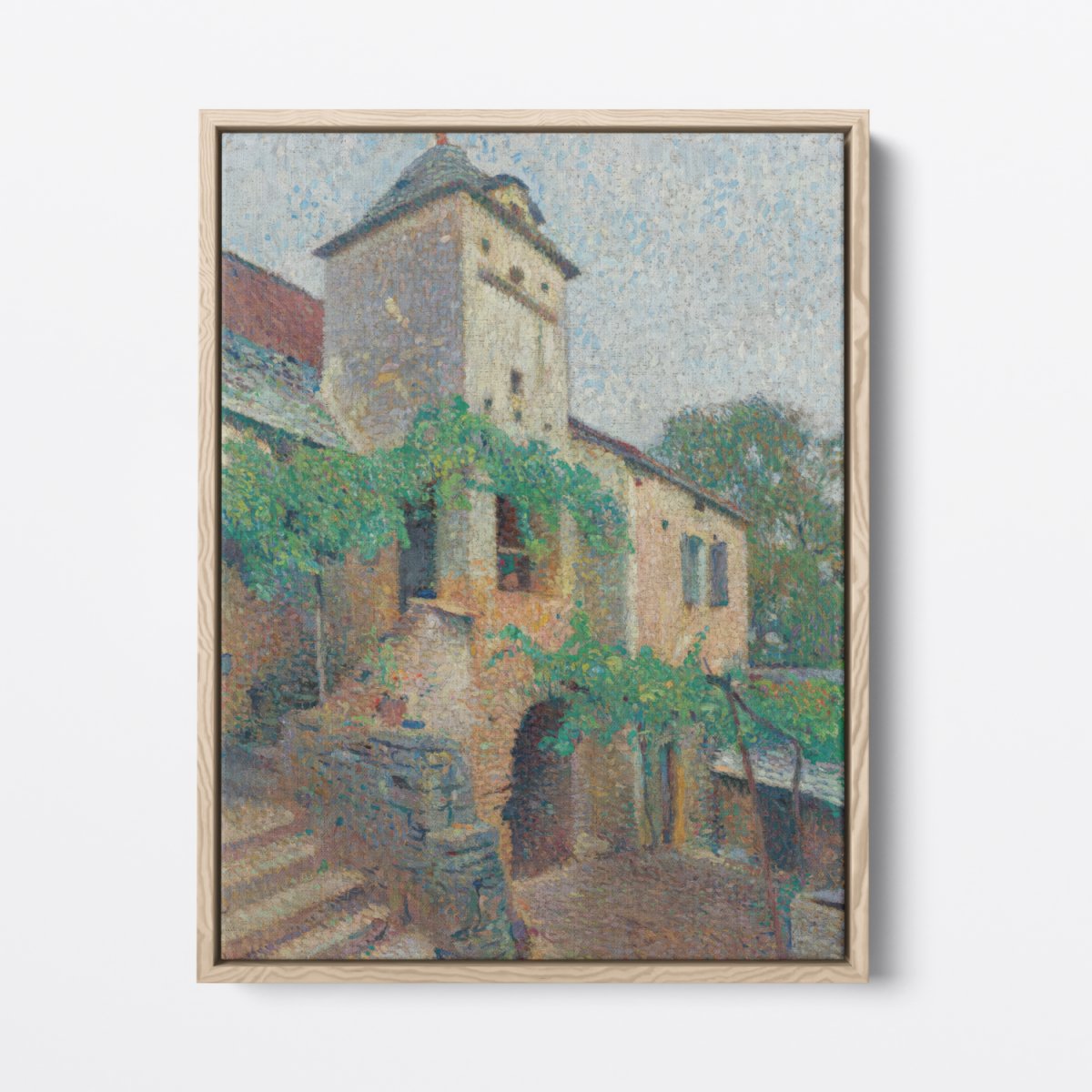 View of a Farm with a Dovecote | Henri Martin | Ave Legato Art Prints