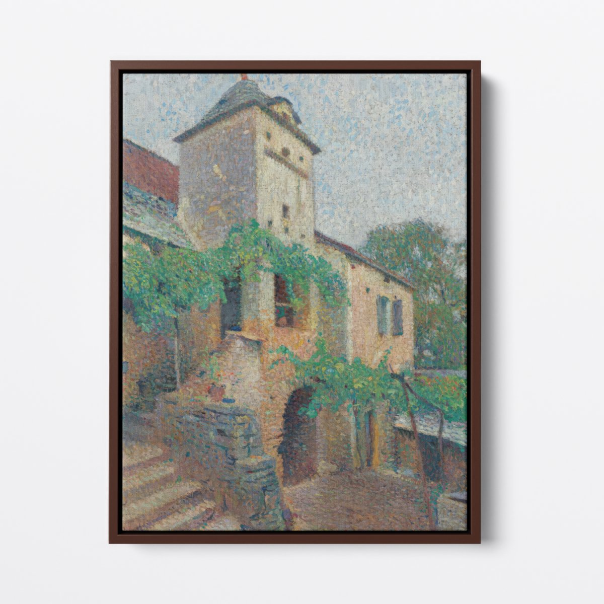 View of a Farm with a Dovecote | Henri Martin | Ave Legato Art Prints