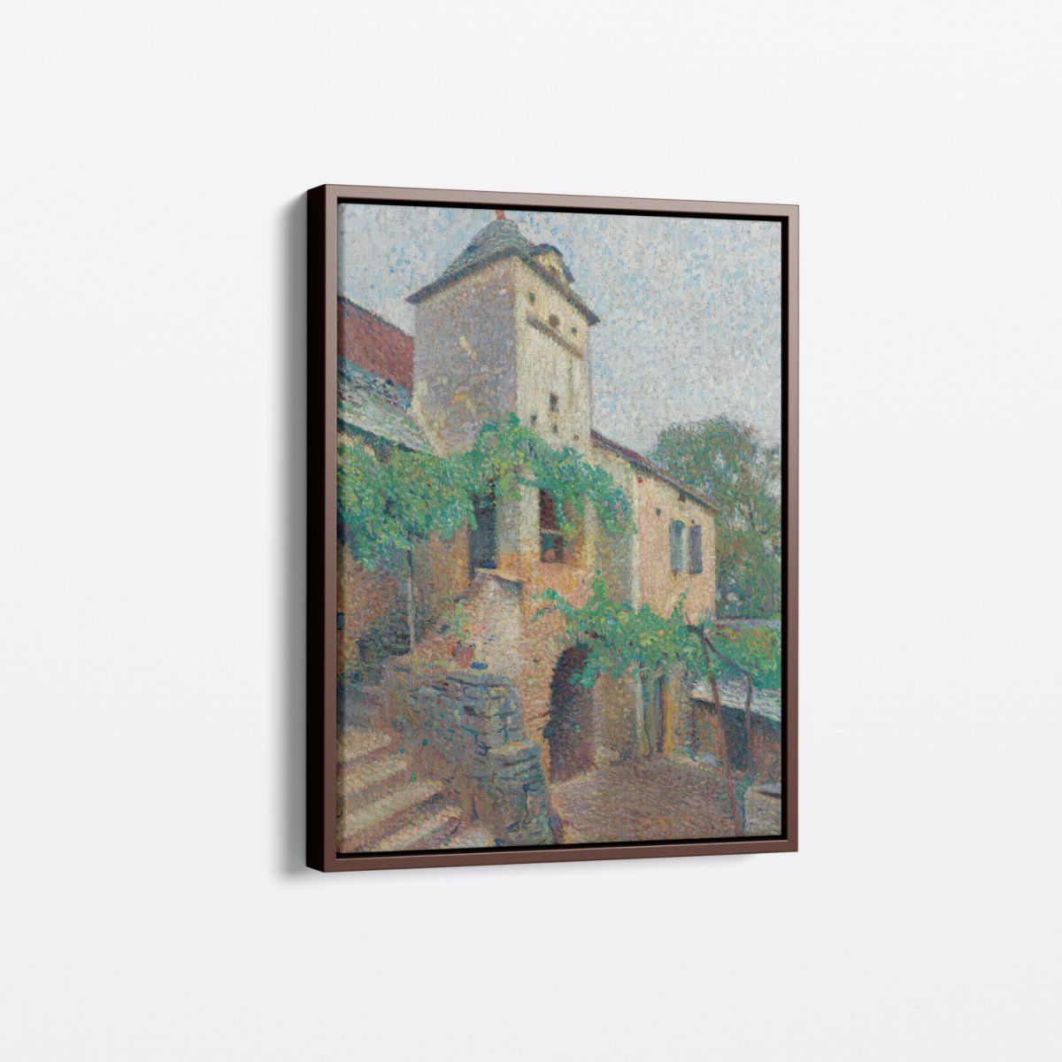 View of a Farm with a Dovecote | Henri Martin | Ave Legato Art Prints