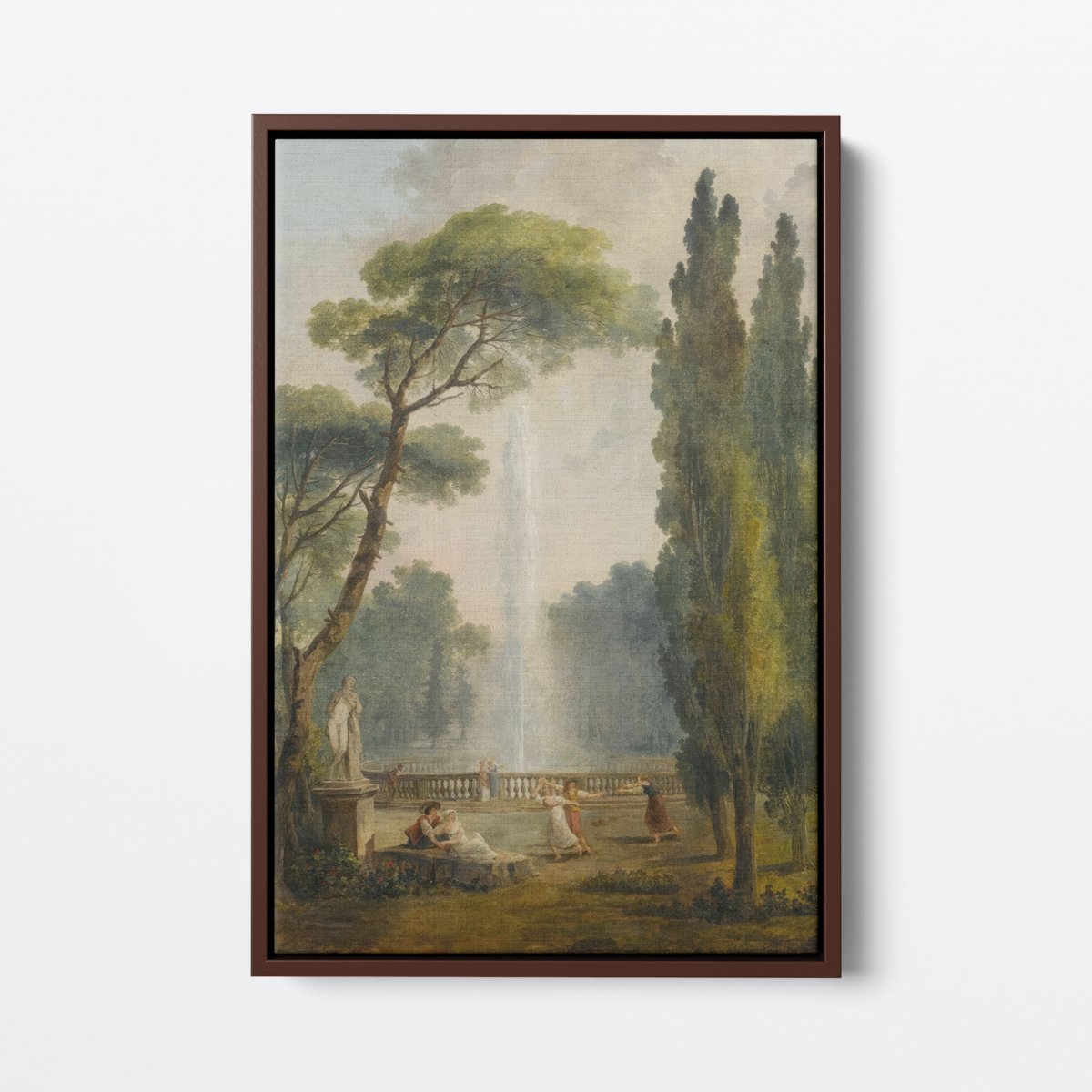 View of a Garden with a Large Fountain | Hubert Robert | Ave Legato Art Prints