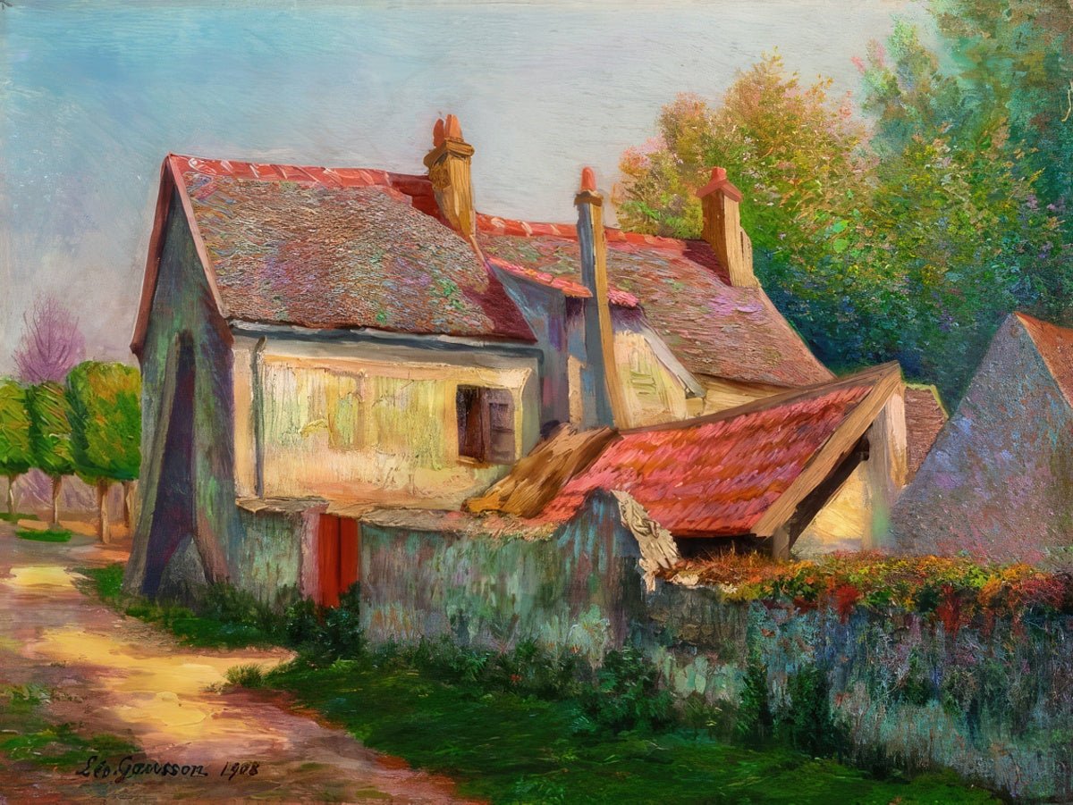 View of a Rural Village | Léo Gausson | Ave Legato Art Prints