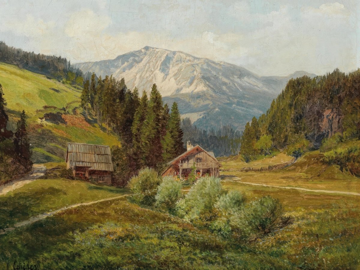 View of an Alpine Pasture | Konrad Petrides | Ave Legato Art Prints