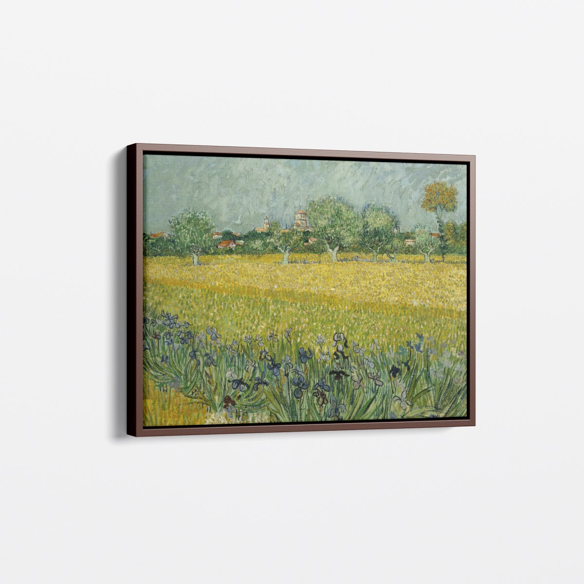 View of Arles with Irises in the Foreground | Vincent van Gogh | Ave Legato Art Prints