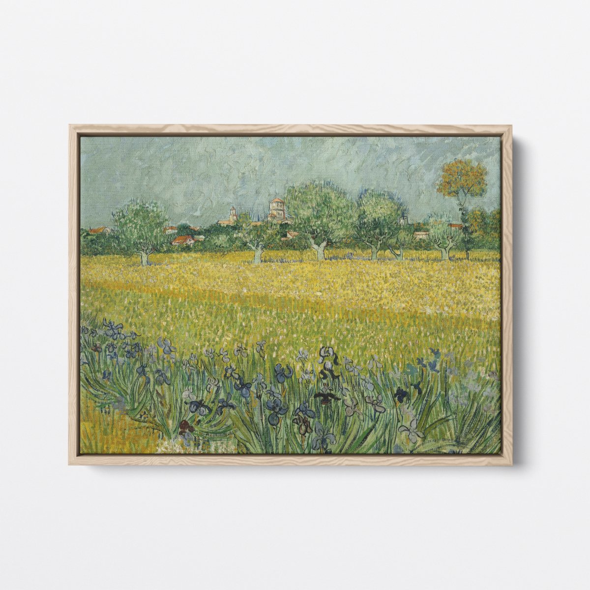 View of Arles with Irises in the Foreground | Vincent van Gogh | Ave Legato Art Prints