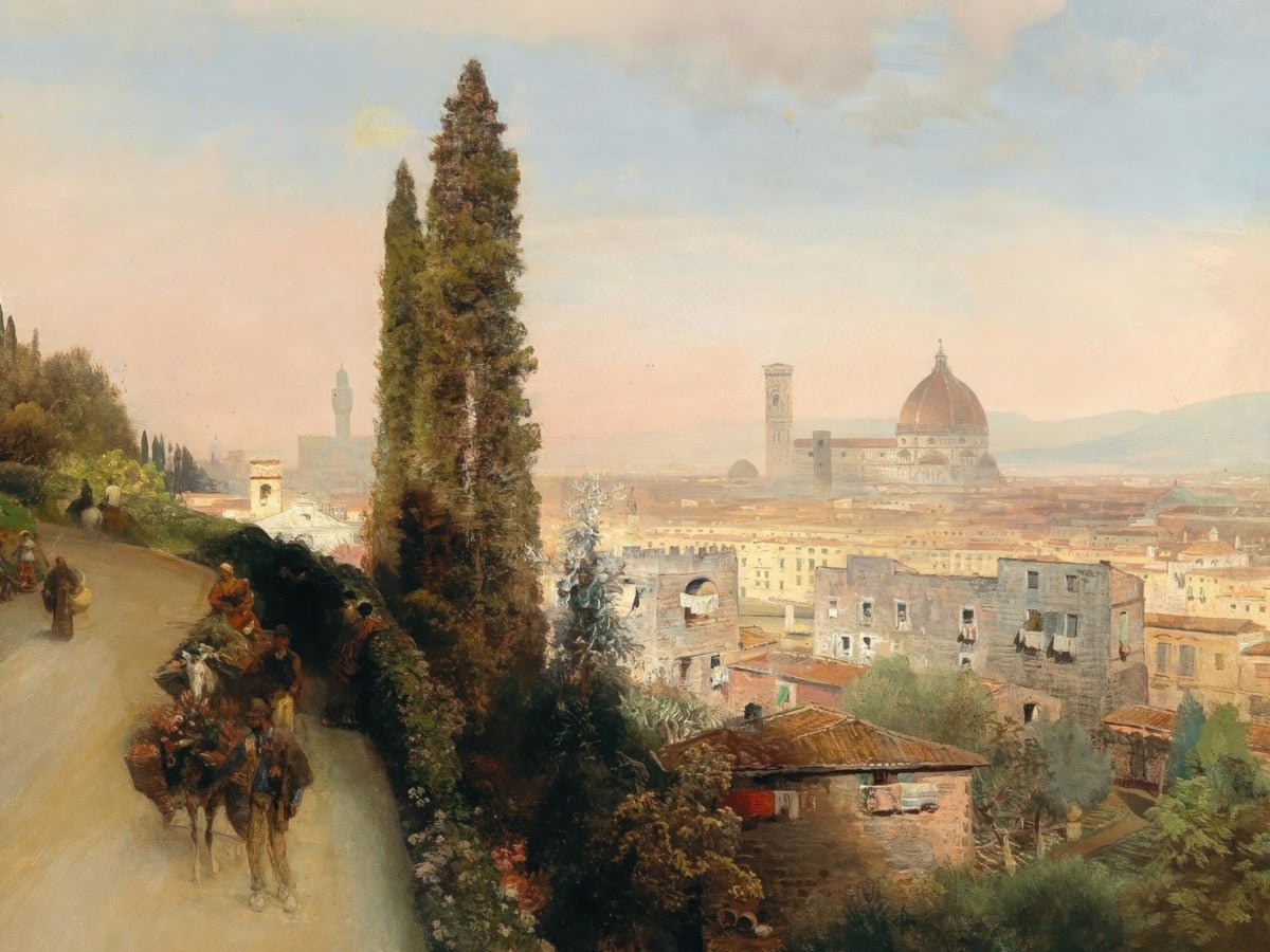 View of Florence | Oswald Achenbach | Ave Legato Art Prints