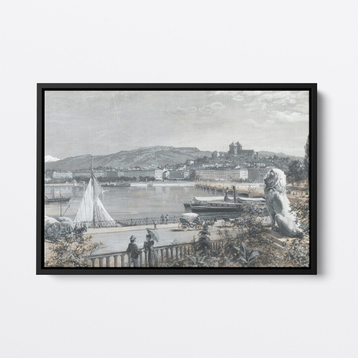 View of Geneva | Edward Compton | Ave Legato Art Prints