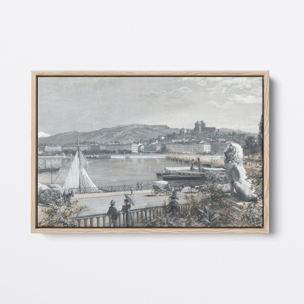 View of Geneva | Edward Compton | Ave Legato Art Prints