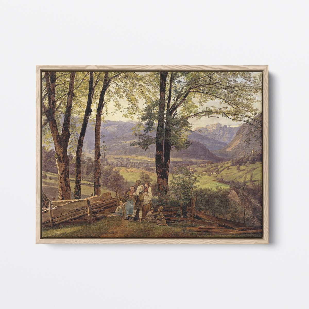 View of Ischl | Ferdinand Waldmuller | Ave Legato Art Prints