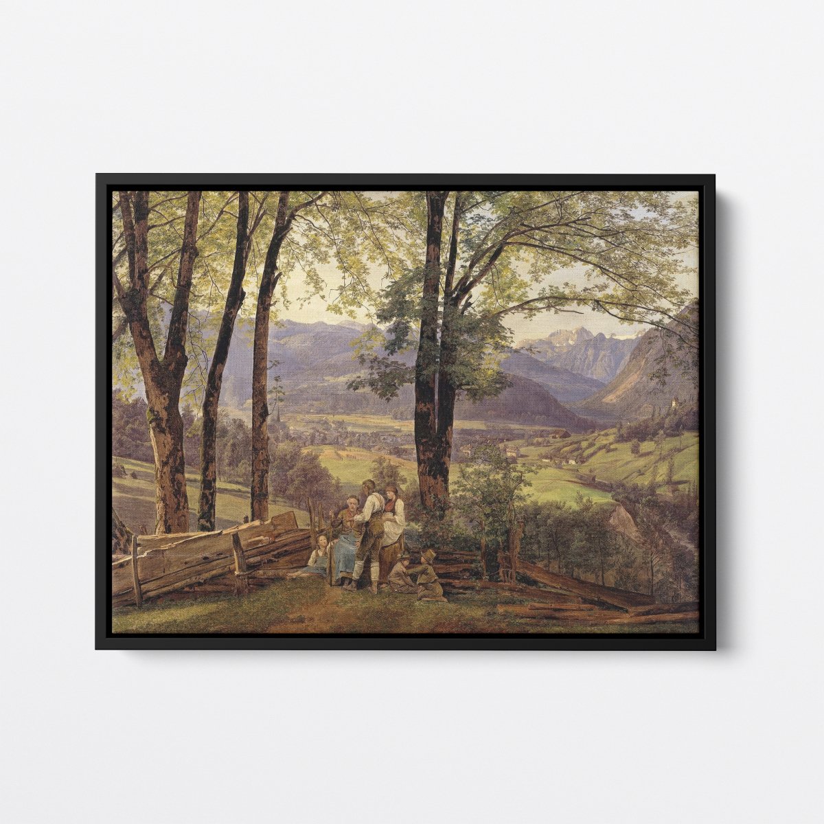 View of Ischl | Ferdinand Waldmuller | Ave Legato Art Prints