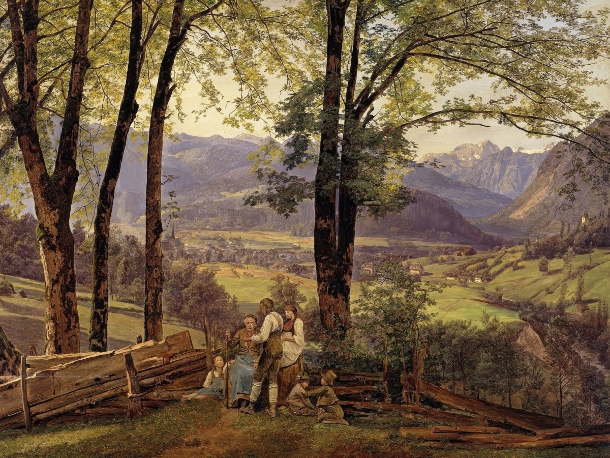 View of Ischl | Ferdinand Waldmuller | Ave Legato Art Prints