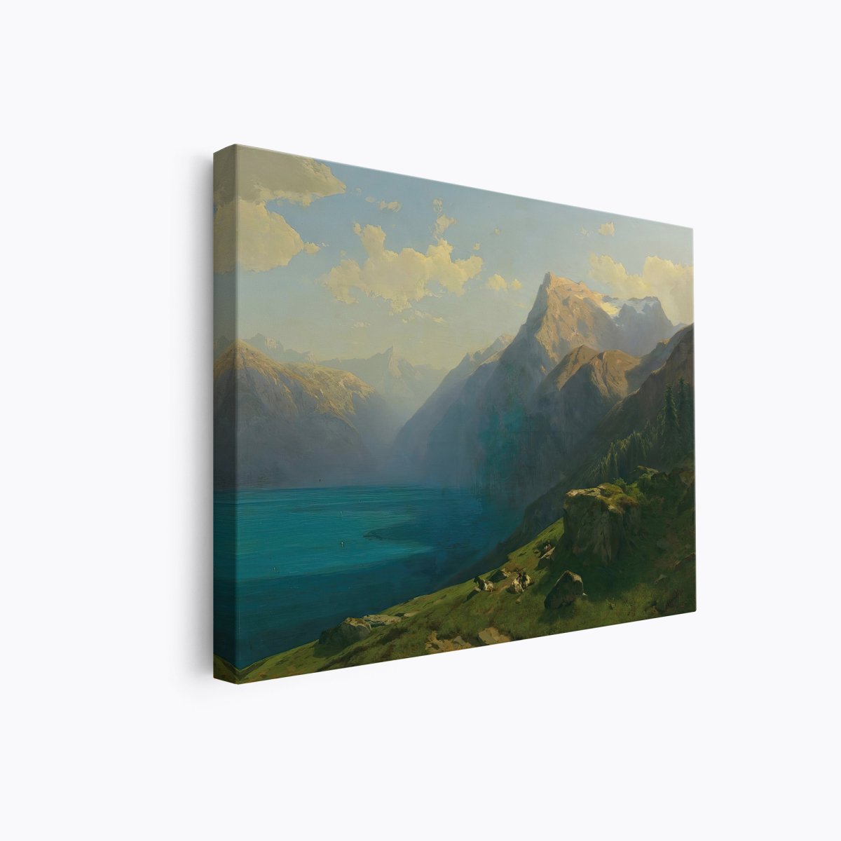 View of Lake Lucerne | Alexandre Calame | Ave Legato Art Prints