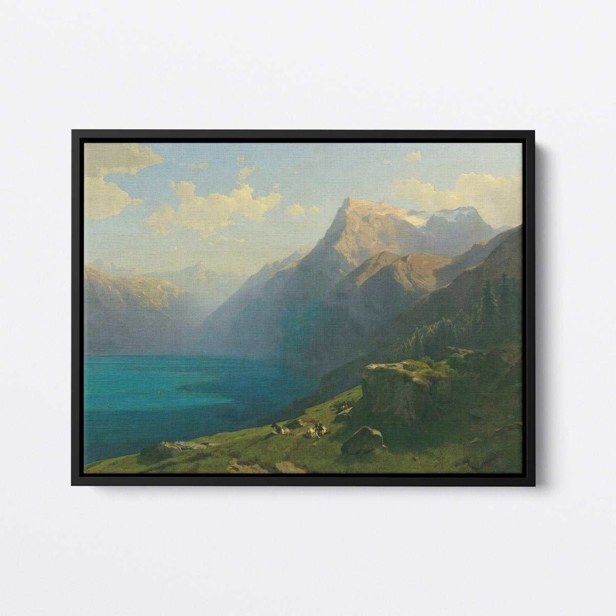 View of Lake Lucerne | Alexandre Calame | Ave Legato Art Prints