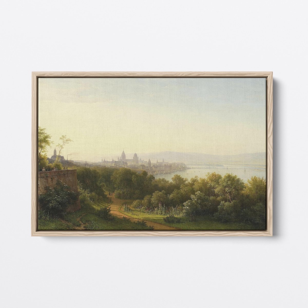 View of Mainz on the Rhine | Carl Morgenstern | Ave Legato Art Prints