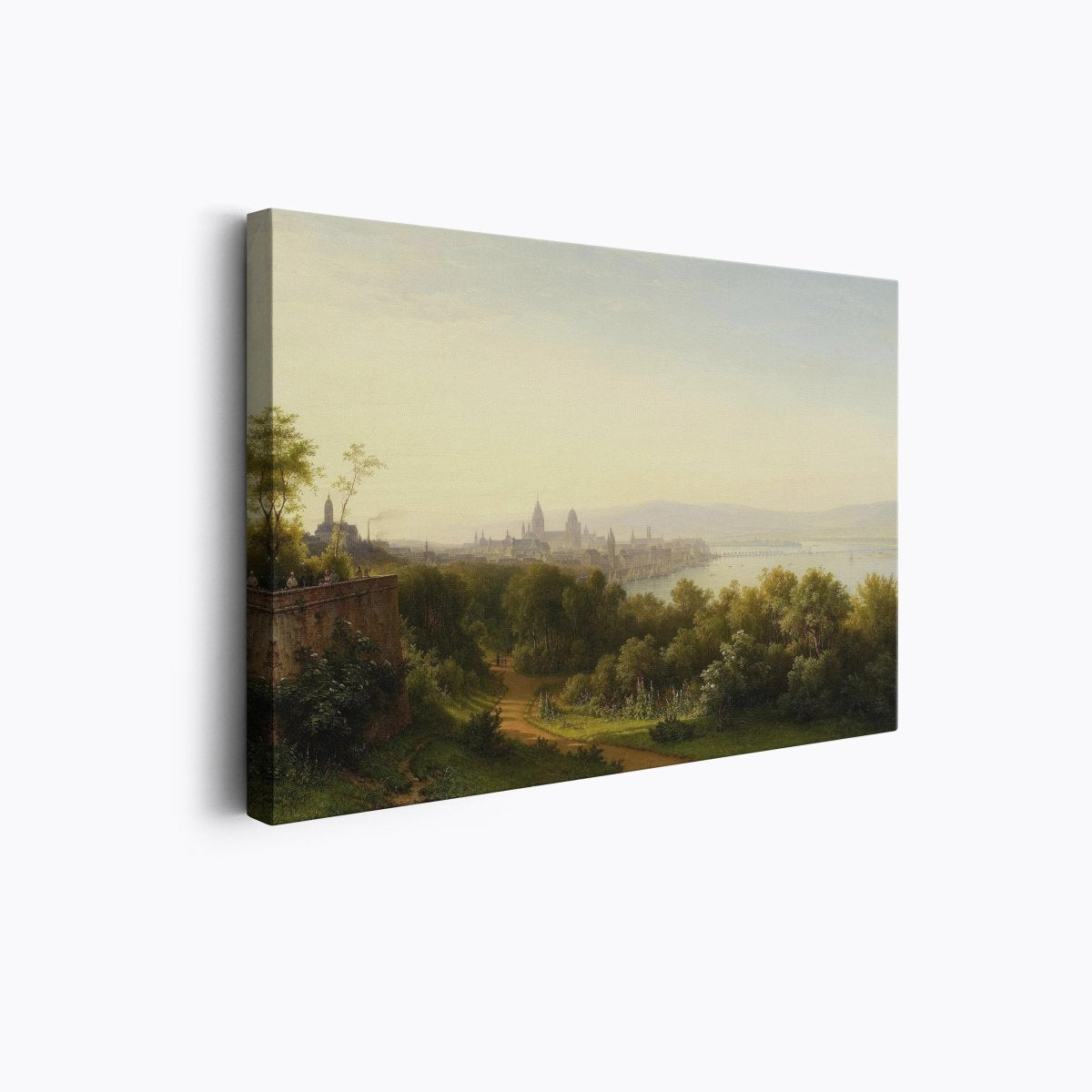 View of Mainz on the Rhine | Carl Morgenstern | Ave Legato Art Prints