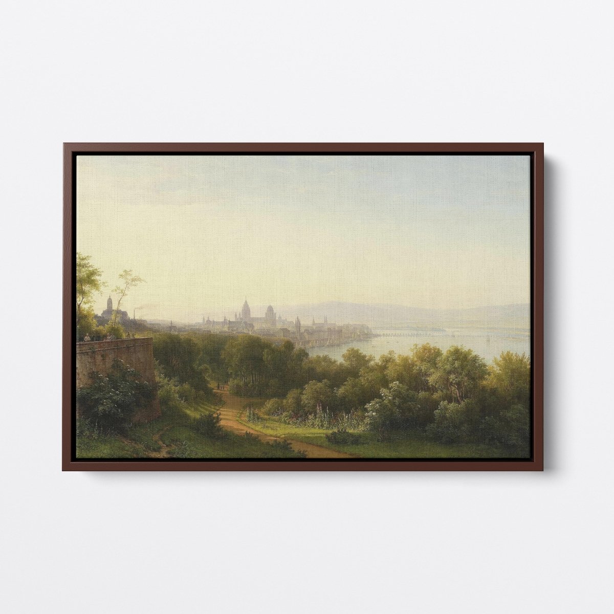 View of Mainz on the Rhine | Carl Morgenstern | Ave Legato Art Prints