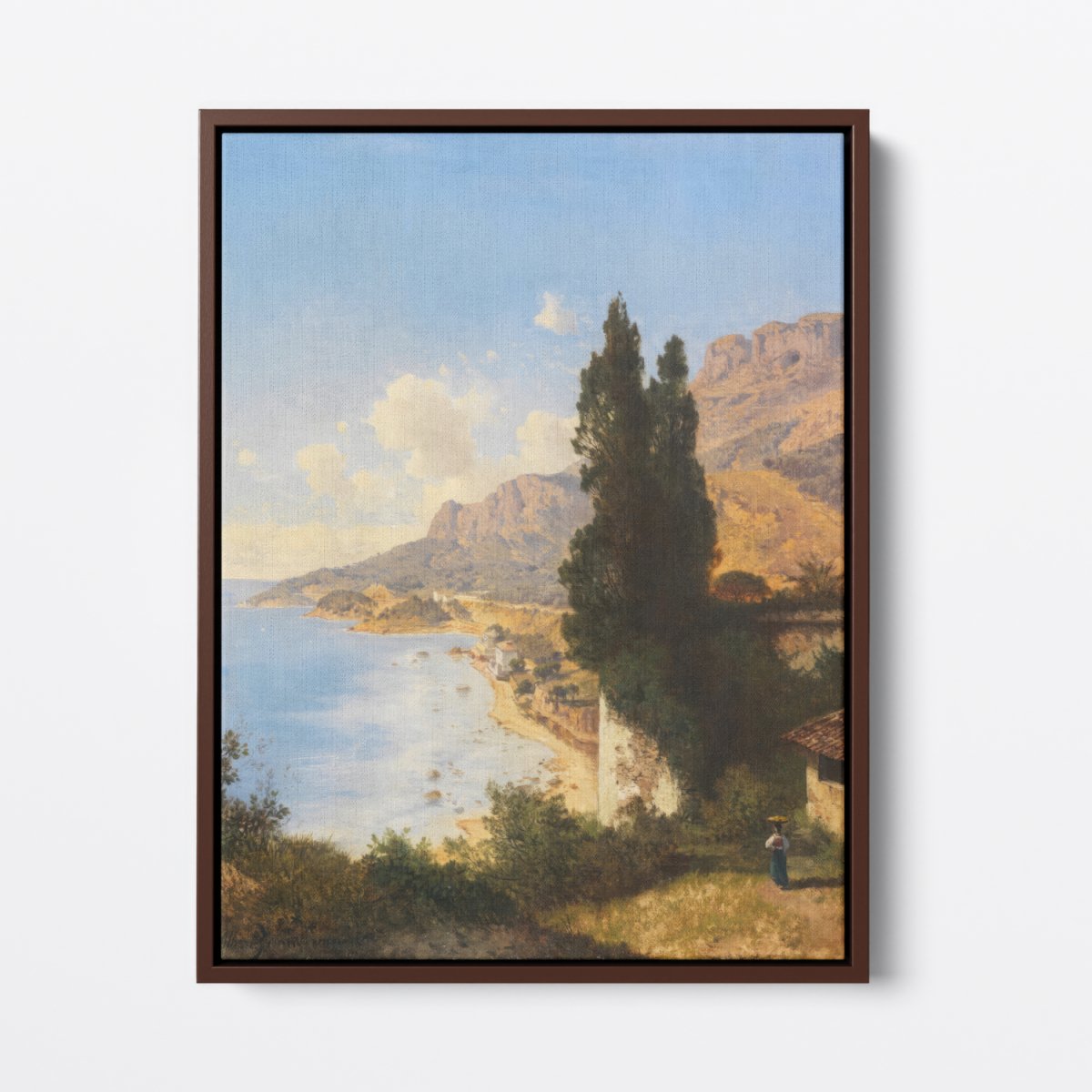 View of Monaco Near Nice | Albert Zimmermann | Ave Legato Art Prints