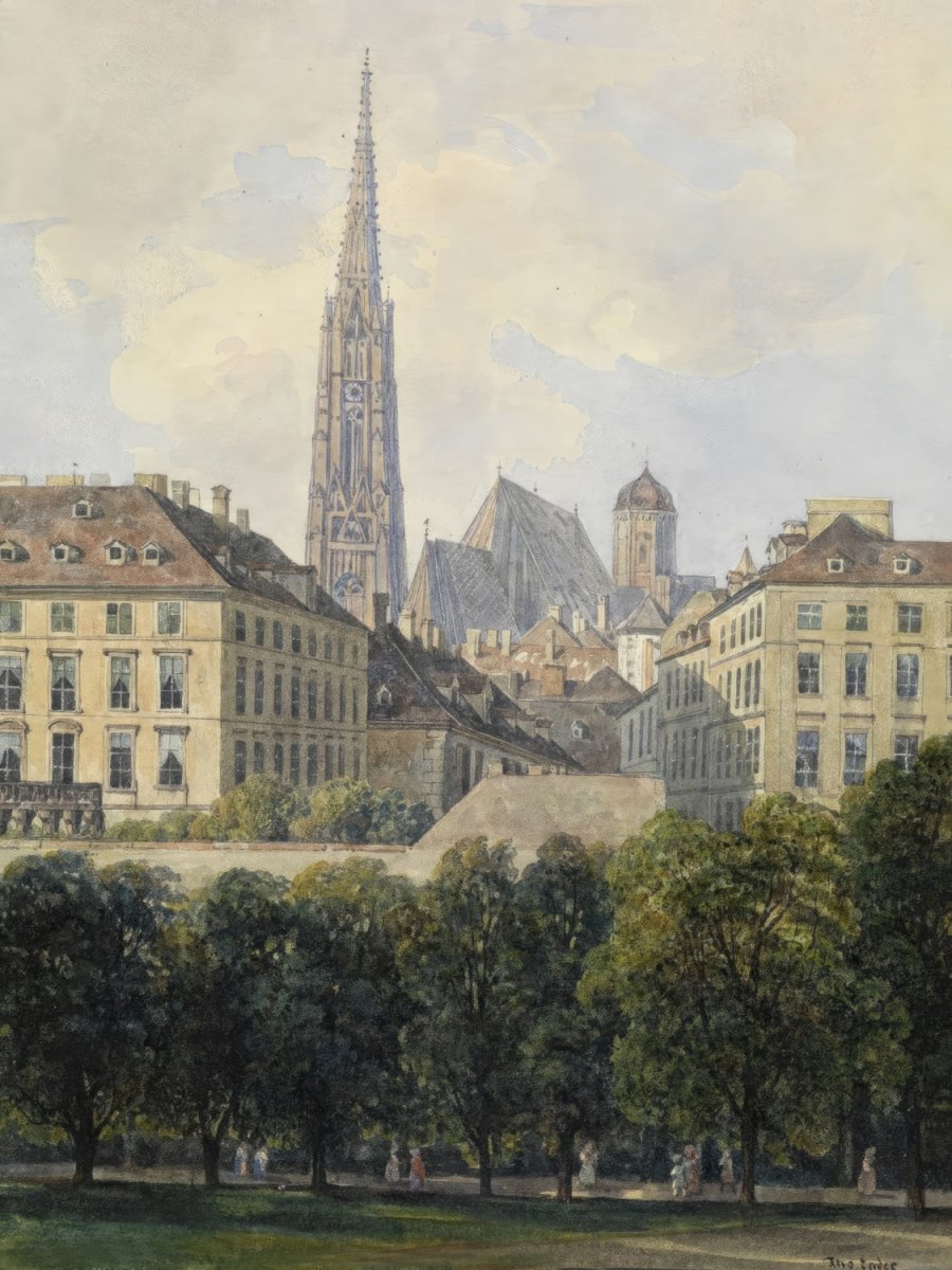 View of St. Stephen's Cathedral | Thomas Ender | Ave Legato Art Prints