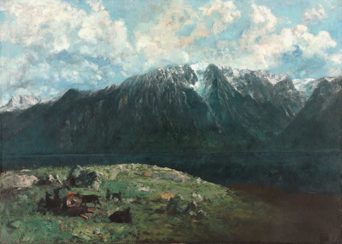 View of the Alps | Gustave Courbet | Ave Legato Art Prints