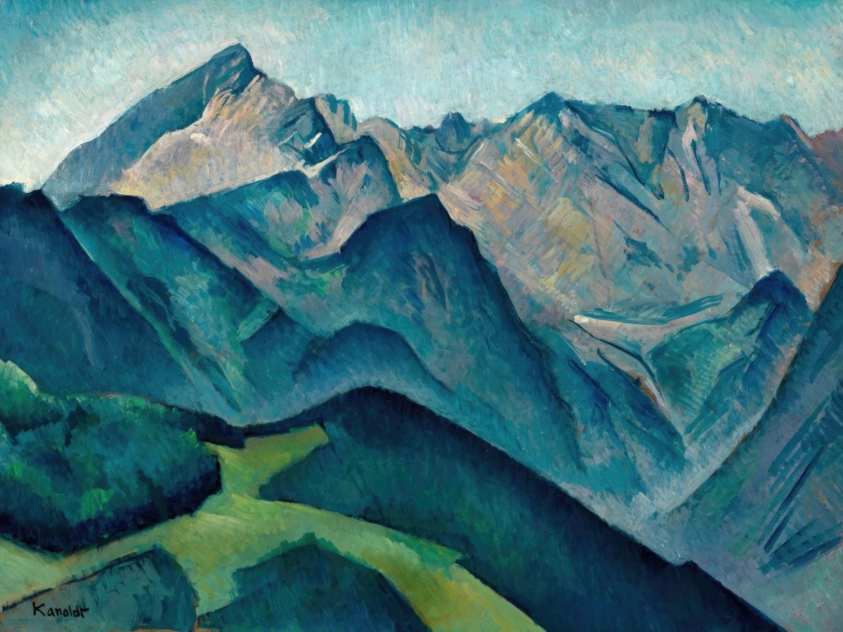 View of the Alpspitze | Alexander Kanoldt | Ave Legato Art Prints