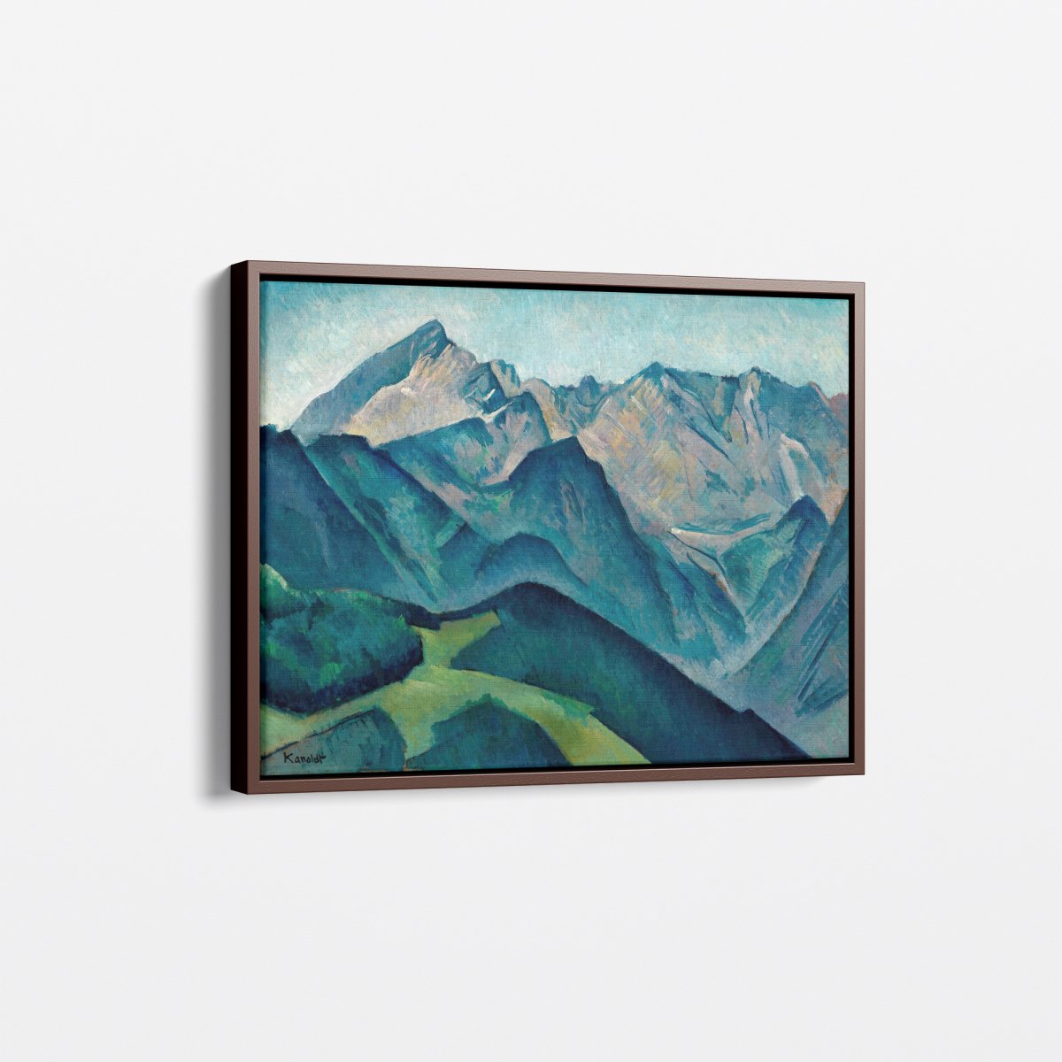 View of the Alpspitze | Alexander Kanoldt | Ave Legato Art Prints