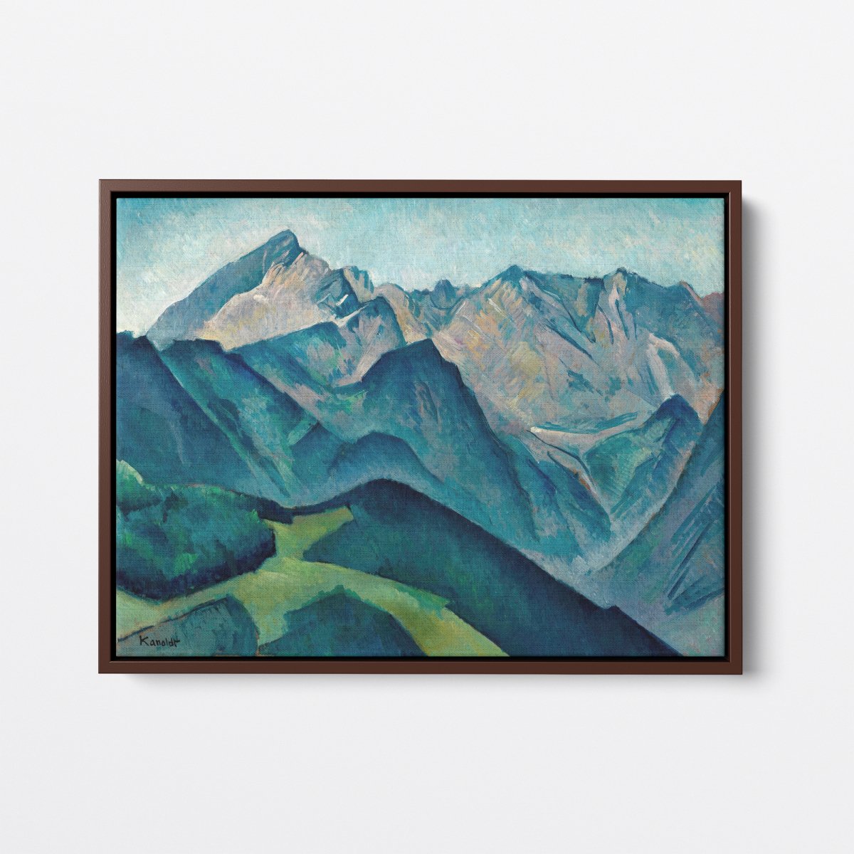 View of the Alpspitze | Alexander Kanoldt | Ave Legato Art Prints