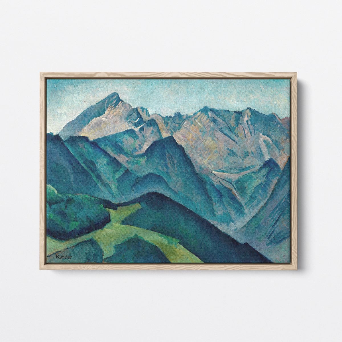 View of the Alpspitze | Alexander Kanoldt | Ave Legato Art Prints