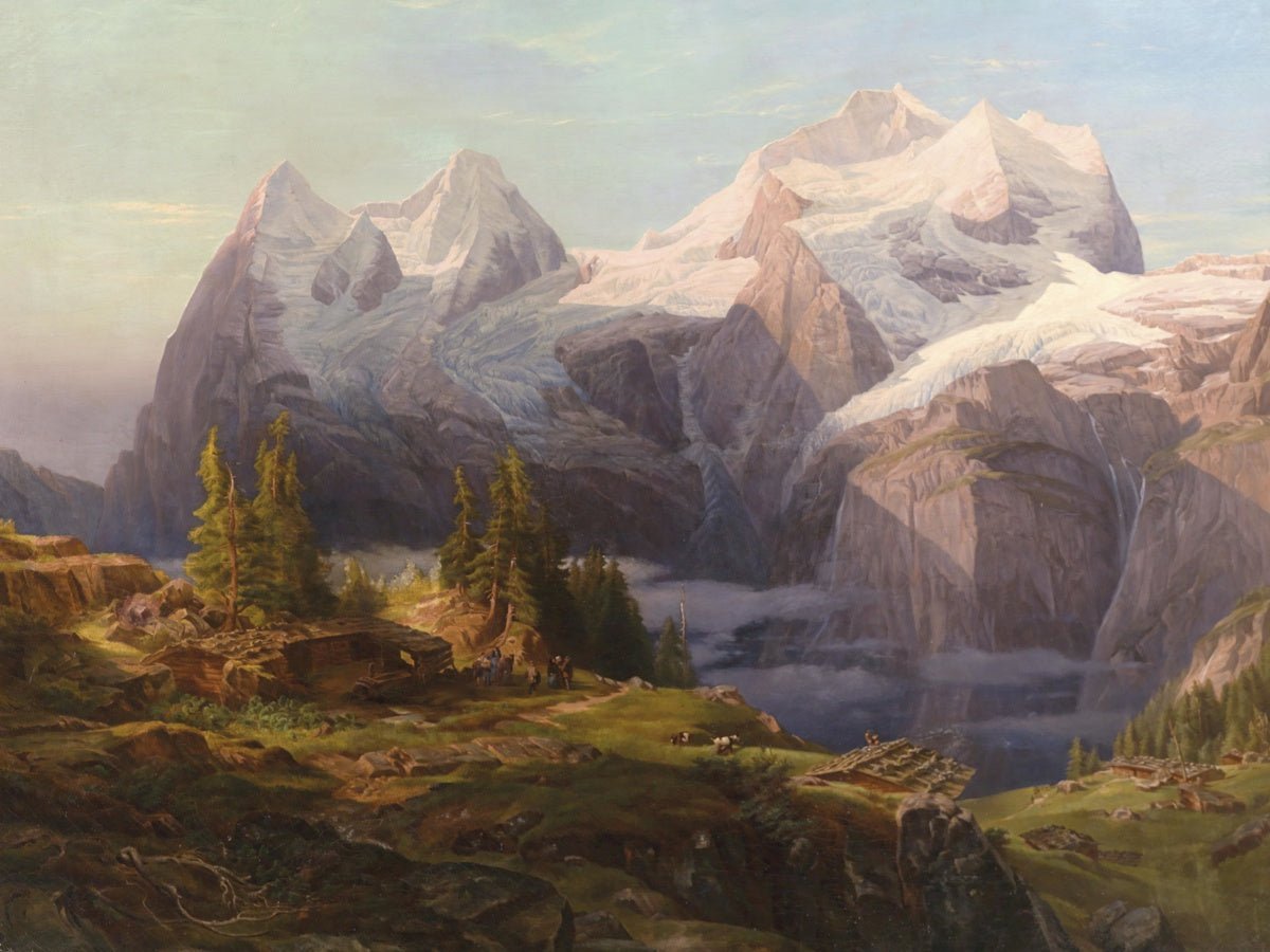 View of the Bernese Oberland | Anton Hansch | Ave Legato Art Prints