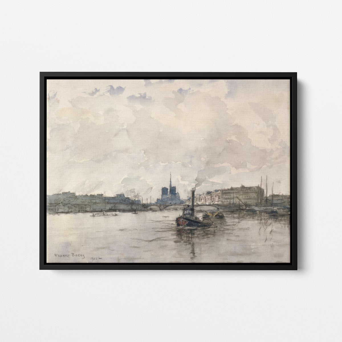 View of the City, Upstream | Frank Myers Boggs | Ave Legato Art Prints