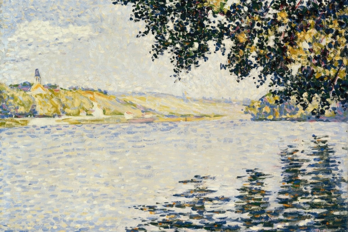 View of the Seine at Herblay | Paul Signac | Ave Legato Art Prints