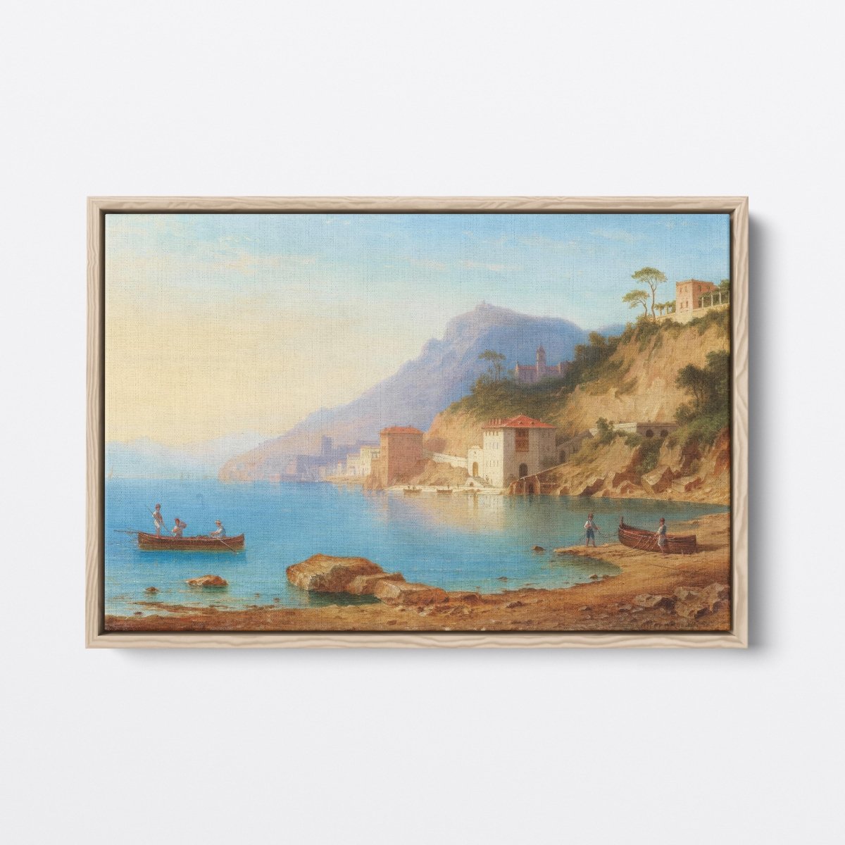 View of Villafranca near Nice | Carl Morgenstern | Ave Legato Art Prints