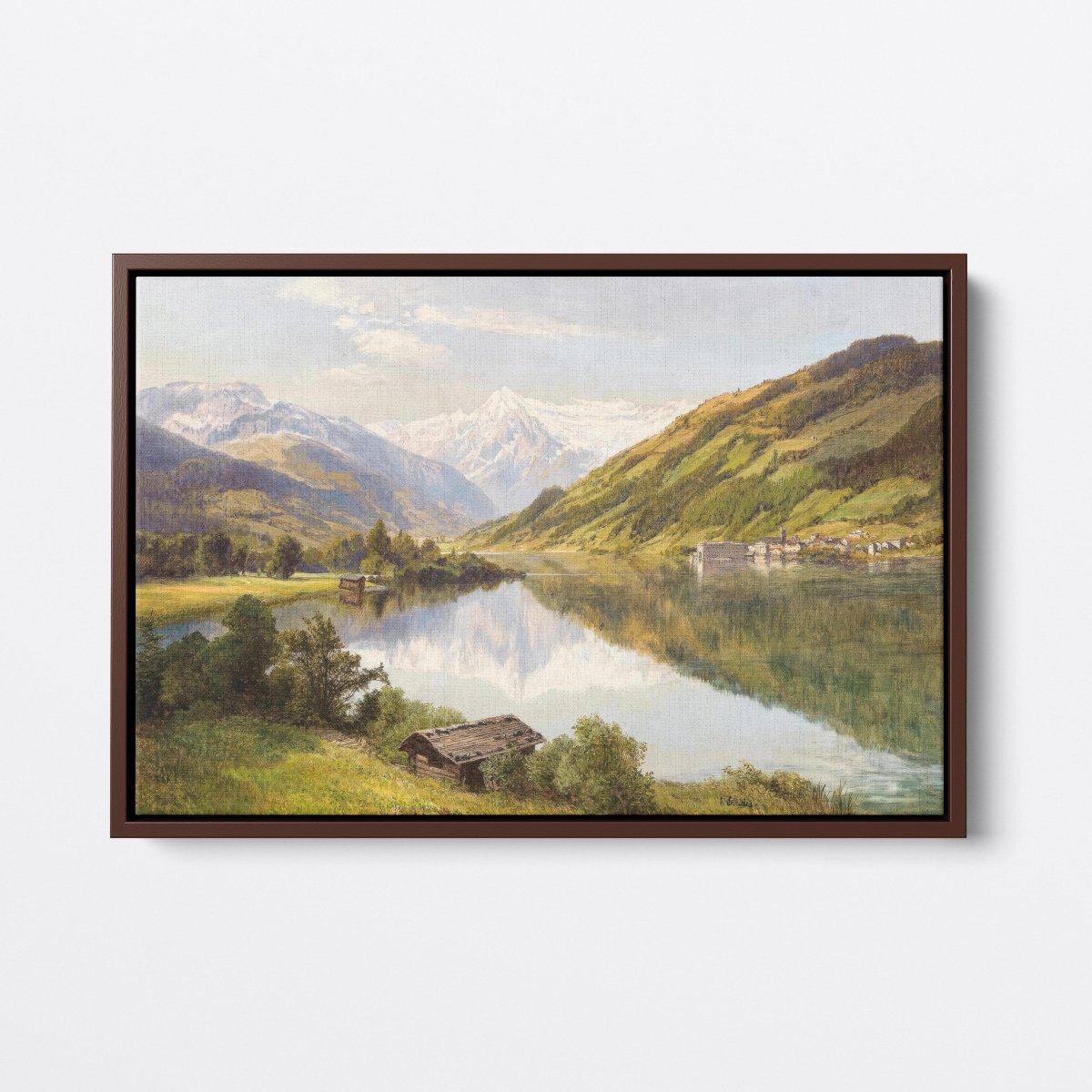 View of Zell Am See With Kitzsteinhorn | Konrad Petrides | Ave Legato Art Prints