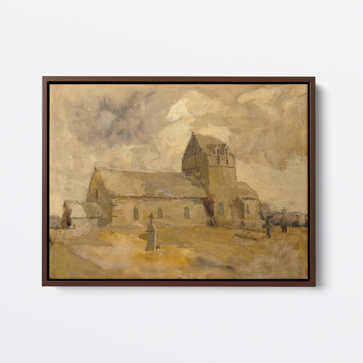 Village Church and Cemetery, Brittany | Edwin Austin Abbey | Ave Legato Art Prints