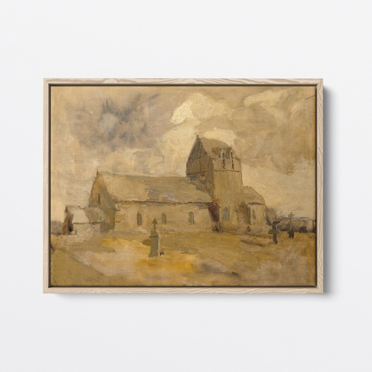 Village Church and Cemetery, Brittany | Edwin Austin Abbey | Ave Legato Art Prints