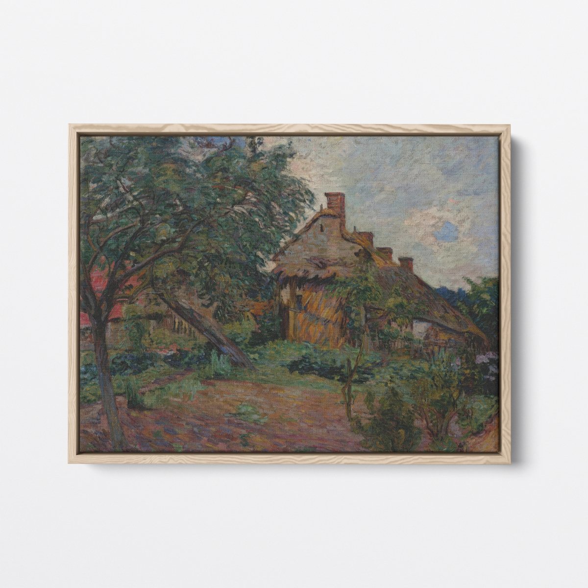 Village in l'Île - de - France | Armand Guillaumin | Ave Legato Art Prints