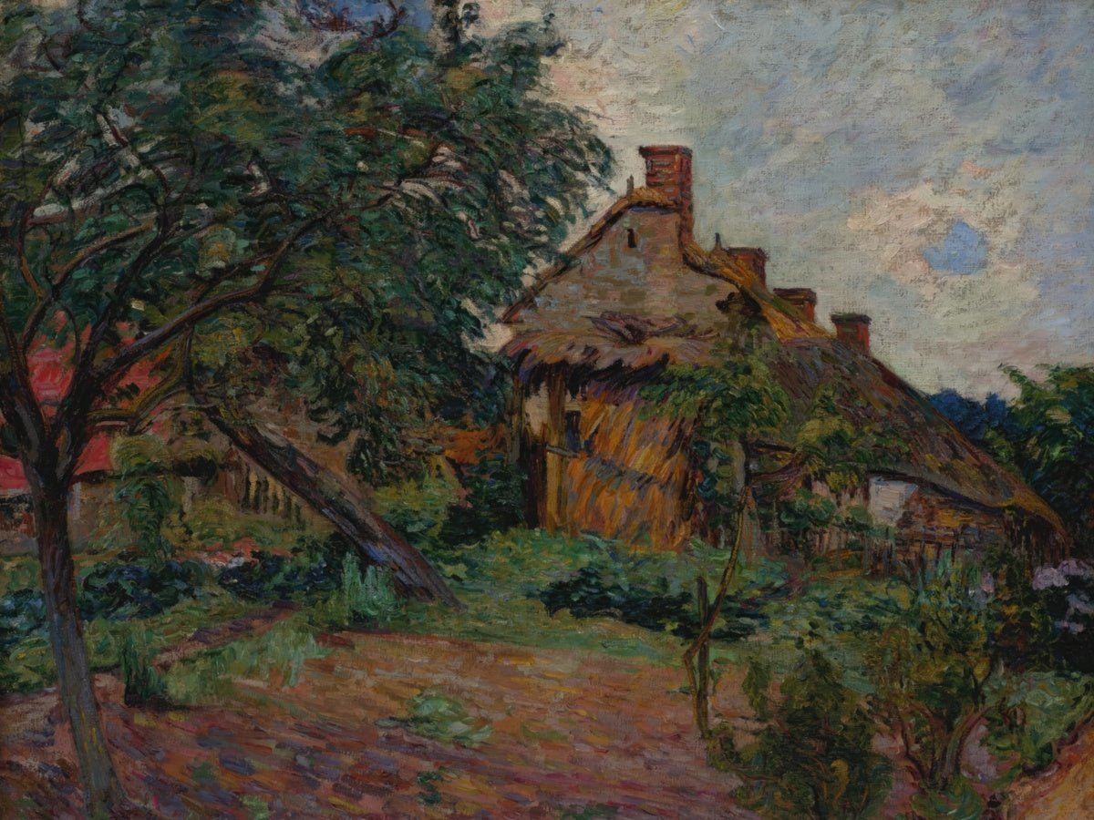 Village in l'Île - de - France | Armand Guillaumin | Ave Legato Art Prints