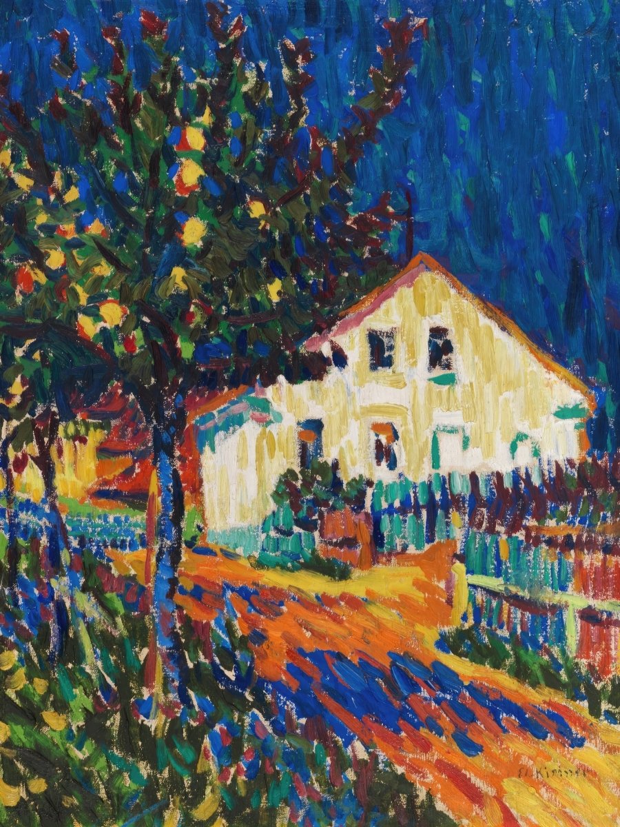 Village Street with Apple Trees | Ernst Kirchner | Ave Legato Art Prints