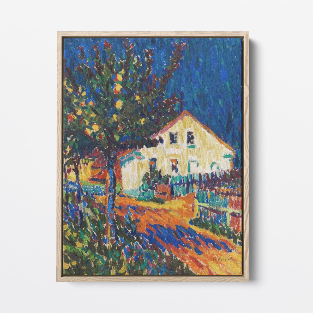 Village Street with Apple Trees | Ernst Kirchner | Ave Legato Art Prints