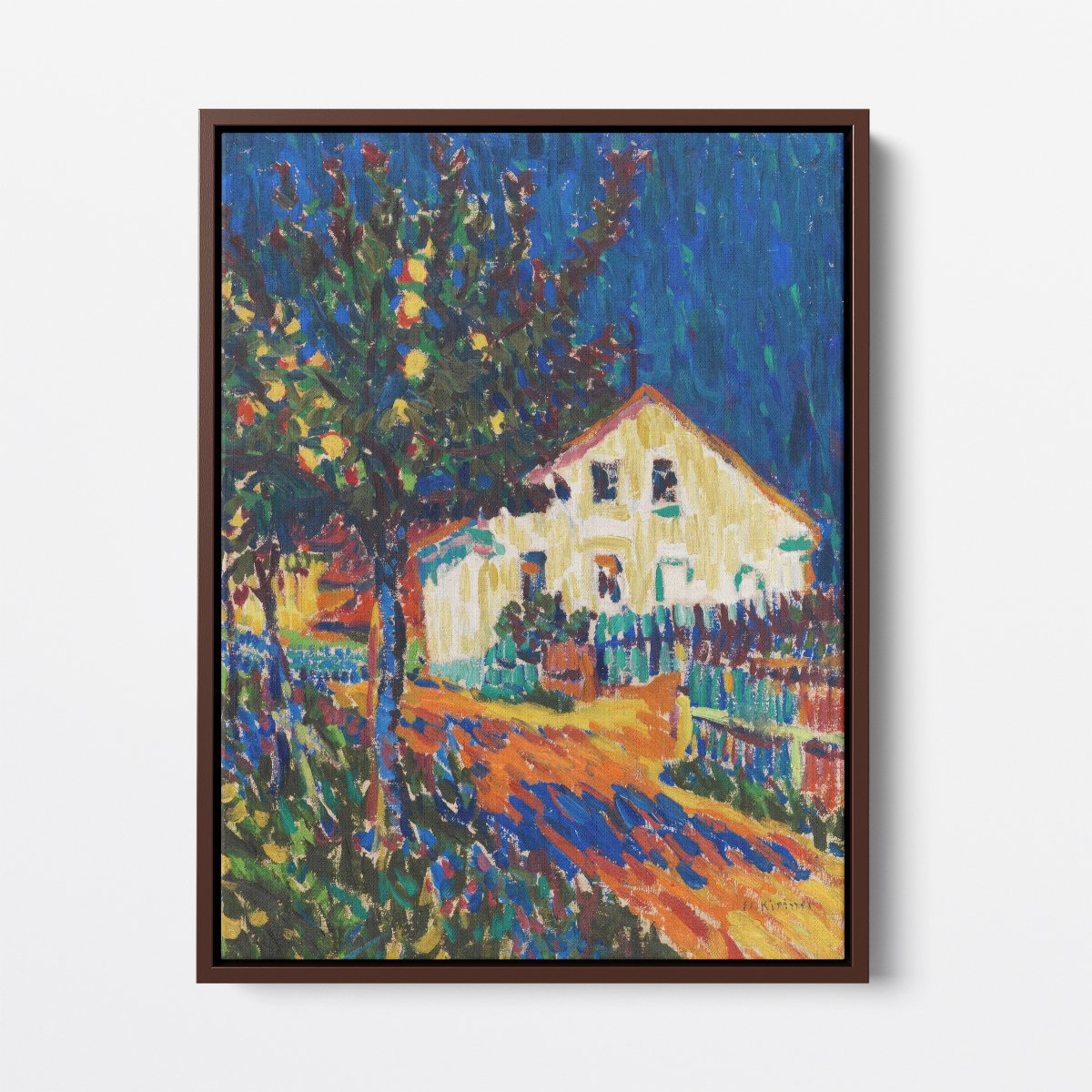 Village Street with Apple Trees | Ernst Kirchner | Ave Legato Art Prints