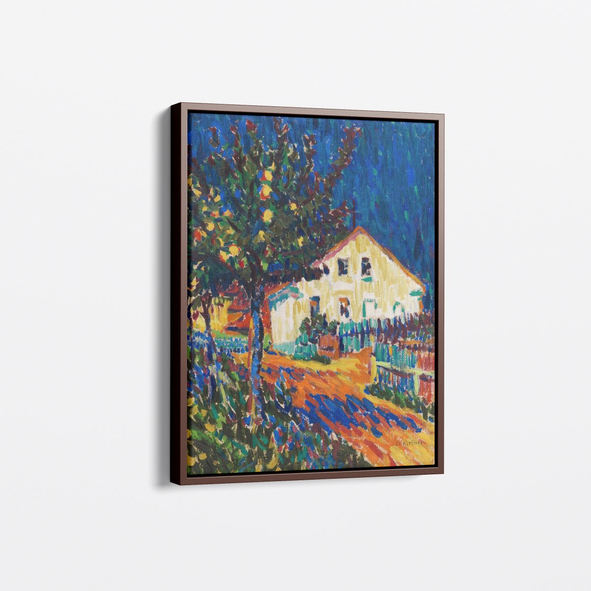 Village Street with Apple Trees | Ernst Kirchner | Ave Legato Art Prints