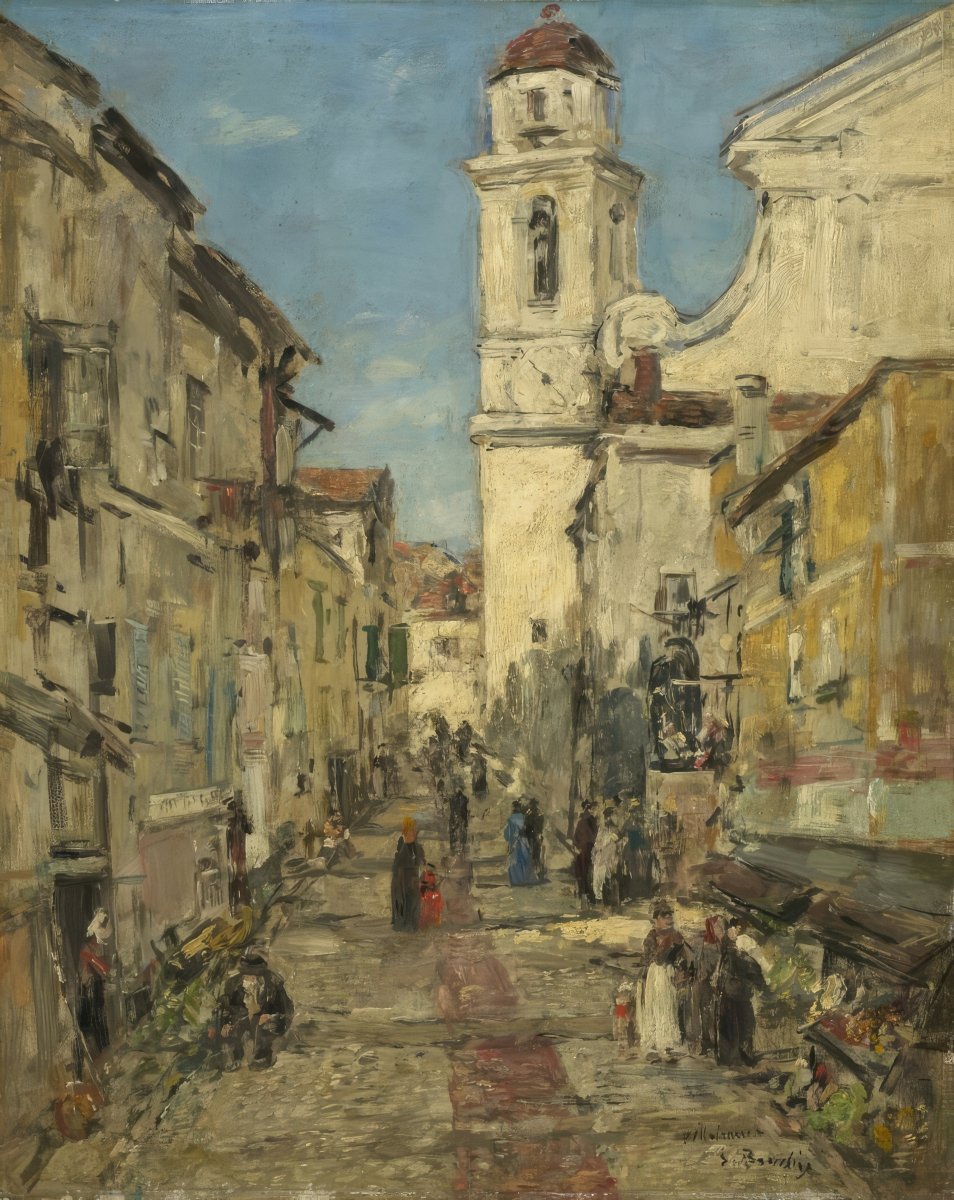 Villefranche, French Village | Eugène Boudin | Ave Legato Art Prints