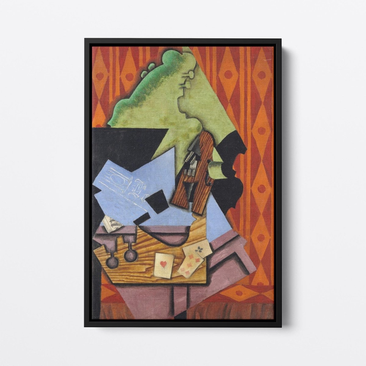 Violin and Playing Cards on a Table | Juan Gris | Ave Legato Art Prints