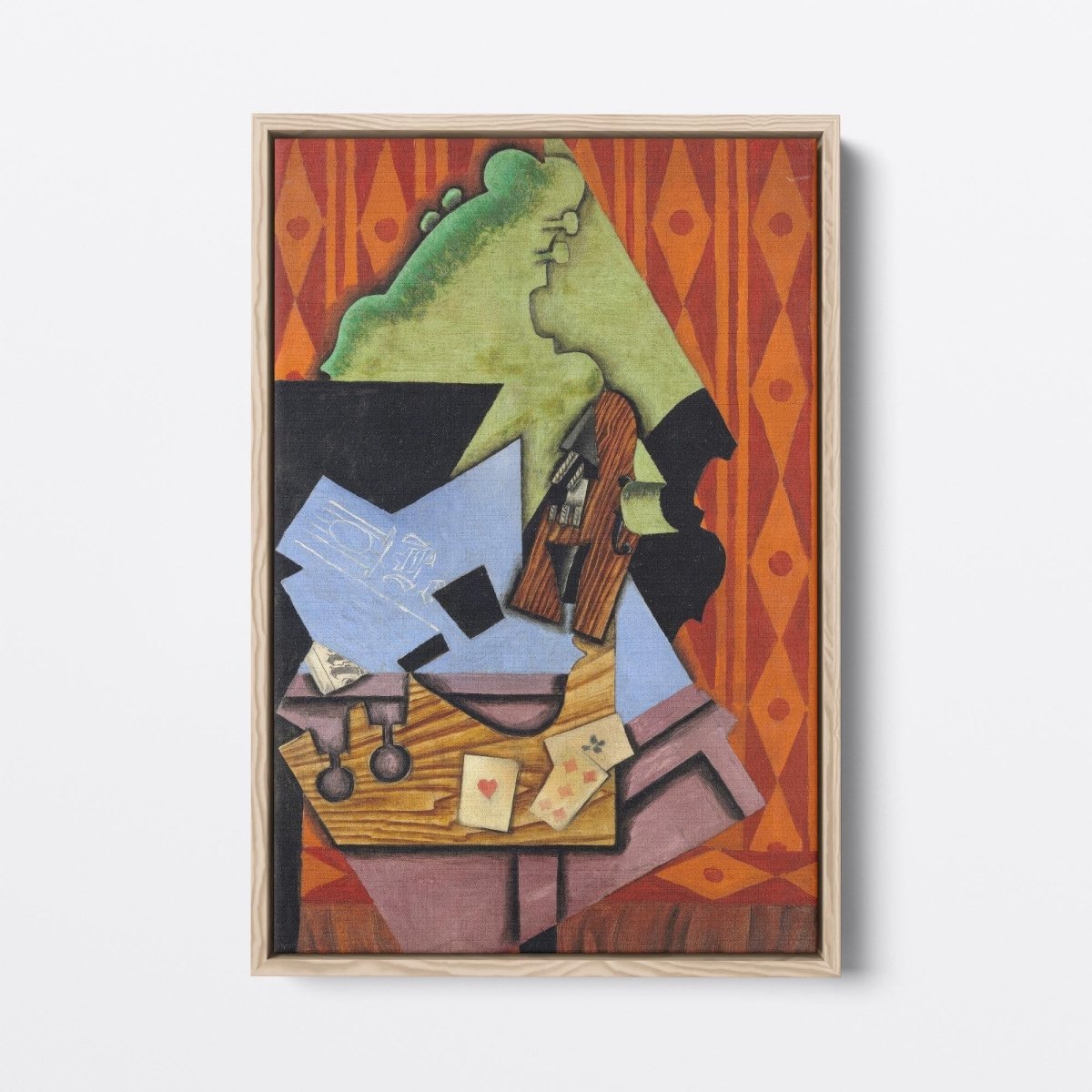 Violin and Playing Cards on a Table | Juan Gris | Ave Legato Art Prints