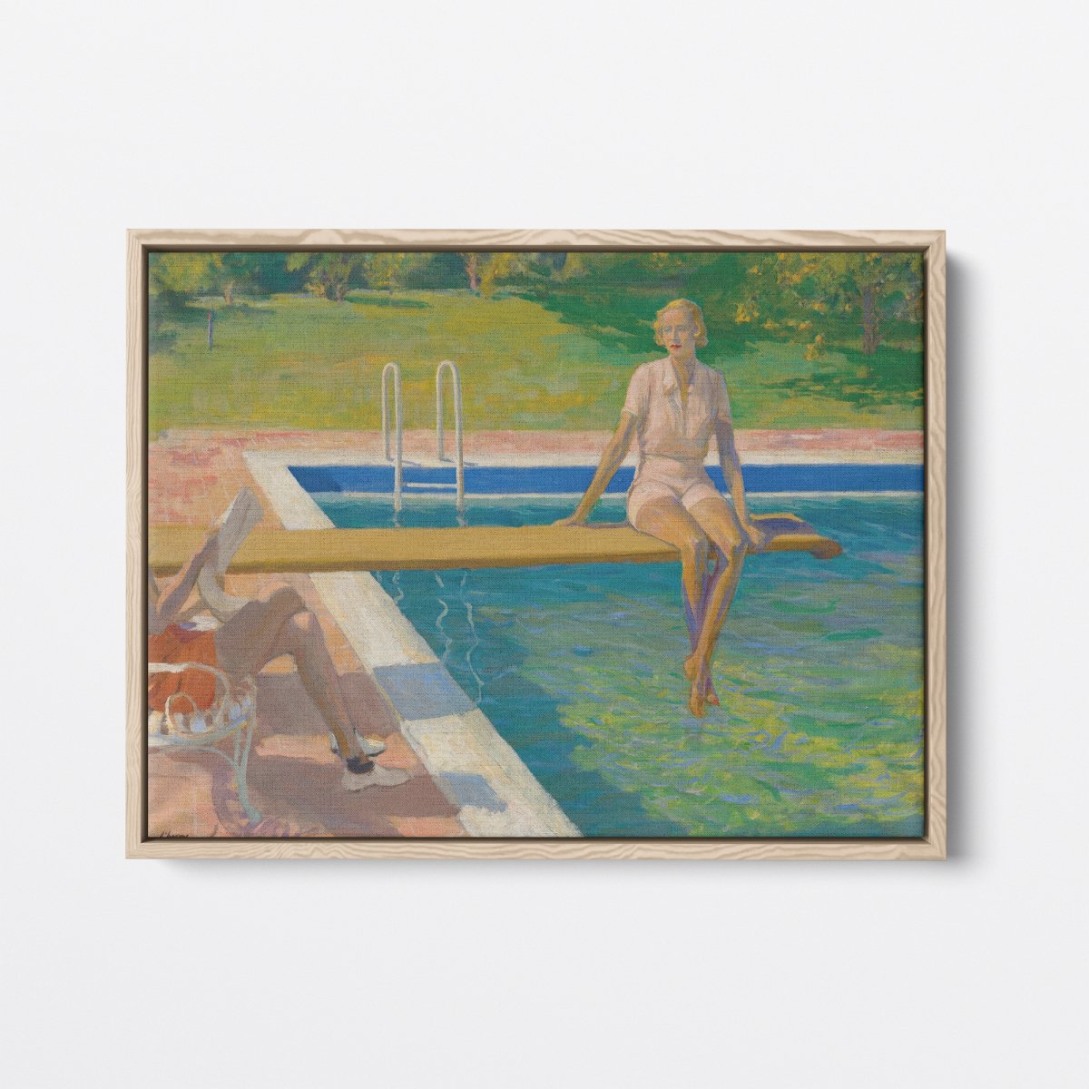 Viscountess Castlerosse Above A Pool | John Lavery | Ave Legato Art Prints