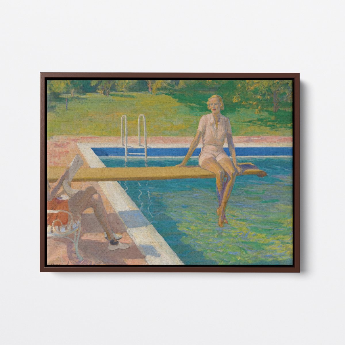 Viscountess Castlerosse Above A Pool | John Lavery | Ave Legato Art Prints