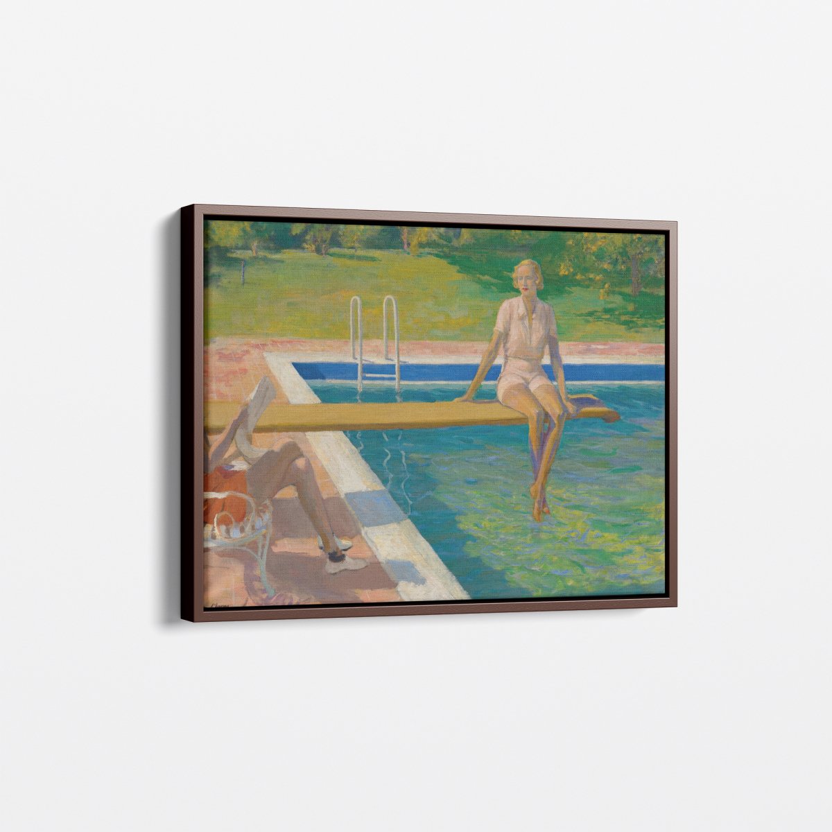 Viscountess Castlerosse Above A Pool | John Lavery | Ave Legato Art Prints