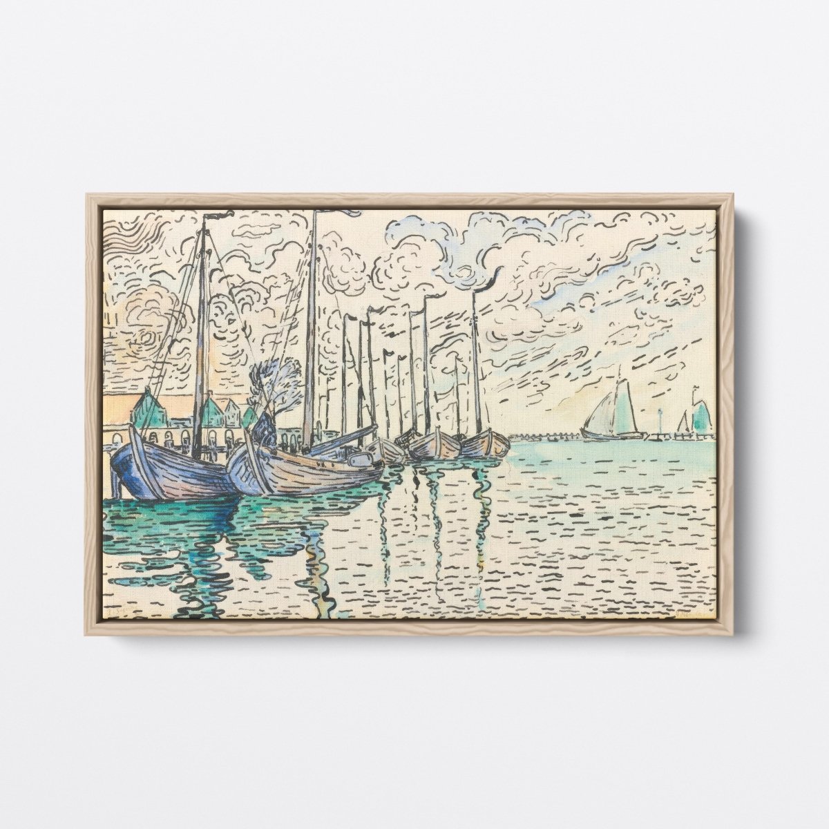 Volendam, Fishing Boats | Paul Signac | Ave Legato Art Prints