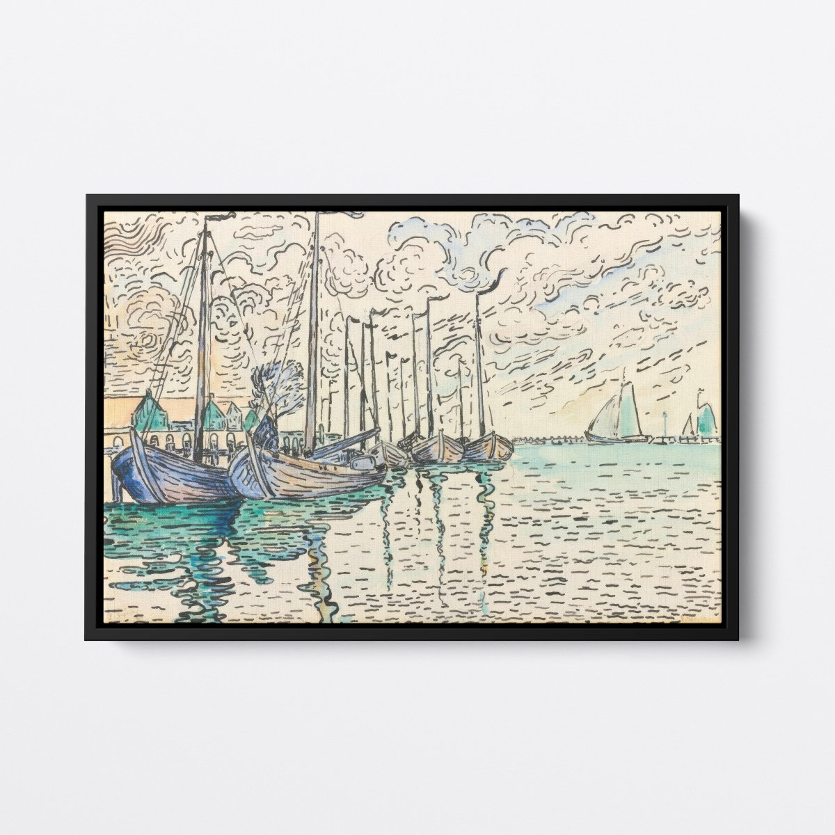 Volendam, Fishing Boats | Paul Signac | Ave Legato Art Prints