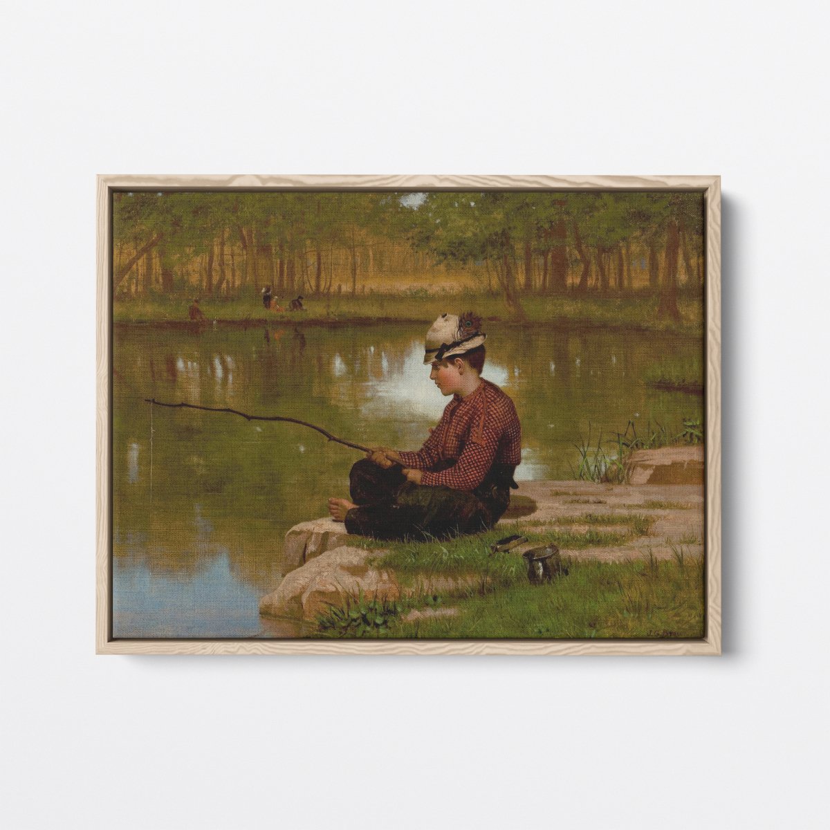 Waiting for a Bite, Central Park | John George Brown | Ave Legato Art Prints