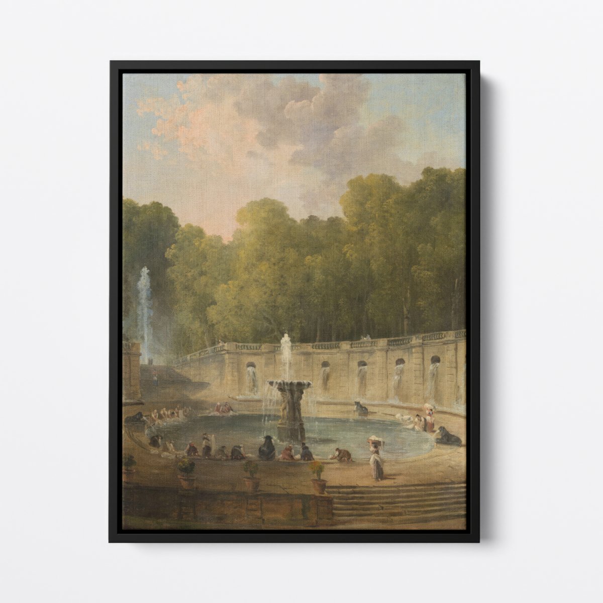 Washerwomen in a Park | Hubert Robert | Ave Legato Art Prints