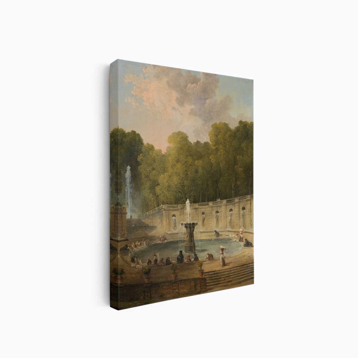 Washerwomen in a Park | Hubert Robert | Ave Legato Art Prints